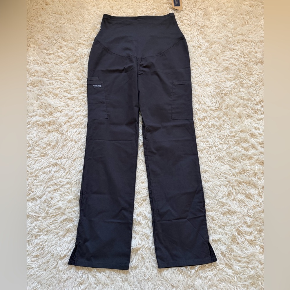 Cherokee maternity scrub pants Gary pewter small